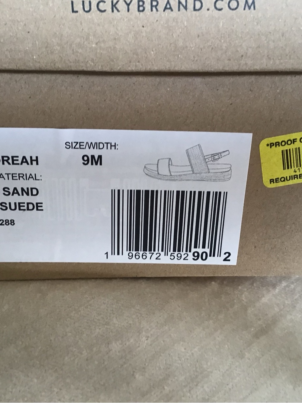Lucky Brand Tan Woven Ankle-Strap Sandals - Picture 7 of 7